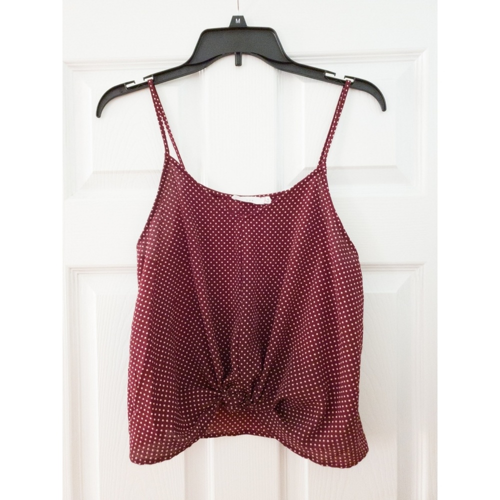Lush Polka Dot Crop Top